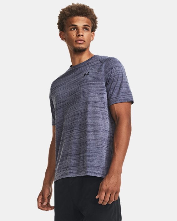 Tee-shirt à manches courtes UA Tech™ 2.0 Tiger pour homme, Blue, pdpMainDesktop image number 0